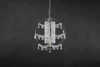 The modern crystal lamp Hiutale represents a unique chandelier design in which a lamp becomes art.